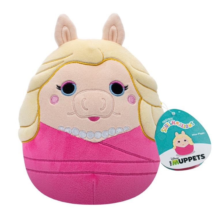 Squishmallows, Muppety, Miss Piggy, jucarie de plus, 20 cm