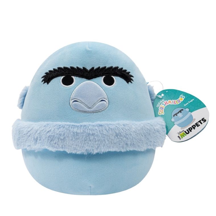 Squishmallows, Muppety, Sam, jucarie de plus, 20 cm