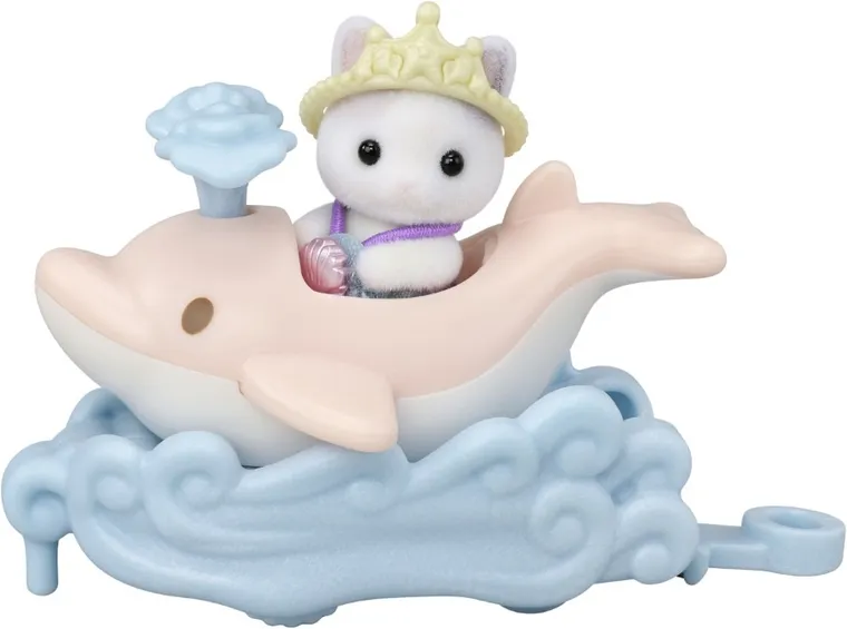 Sylvanian Families, Amusement Park Ride Set - Ride the Waves, set de joaca cu figurine, 5820