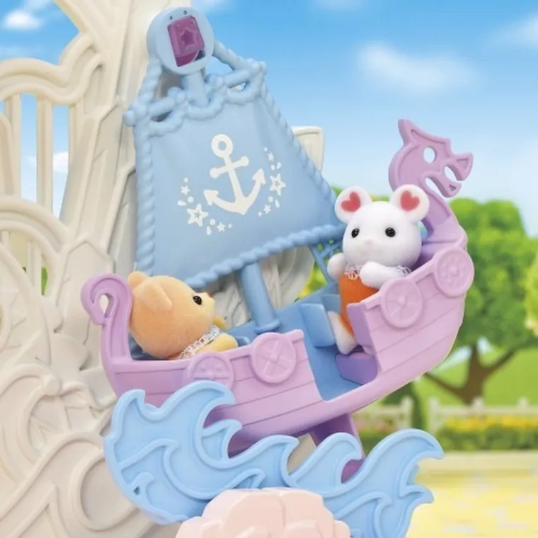 Sylvanian Families, Baby Amusement Park, Parc de distractii, set cu figurine, 5537