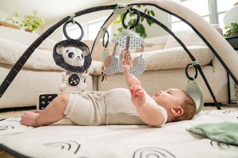 Tiny Love, Decor, saltea educativa de activitati cu arcade, alb-negru