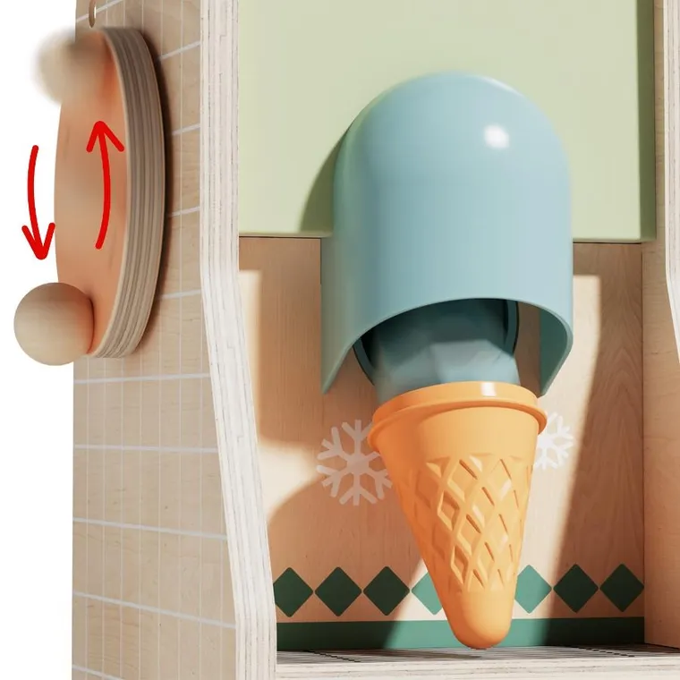 Topbright, Jucarie educativa gelaterie mare, 36 luni+