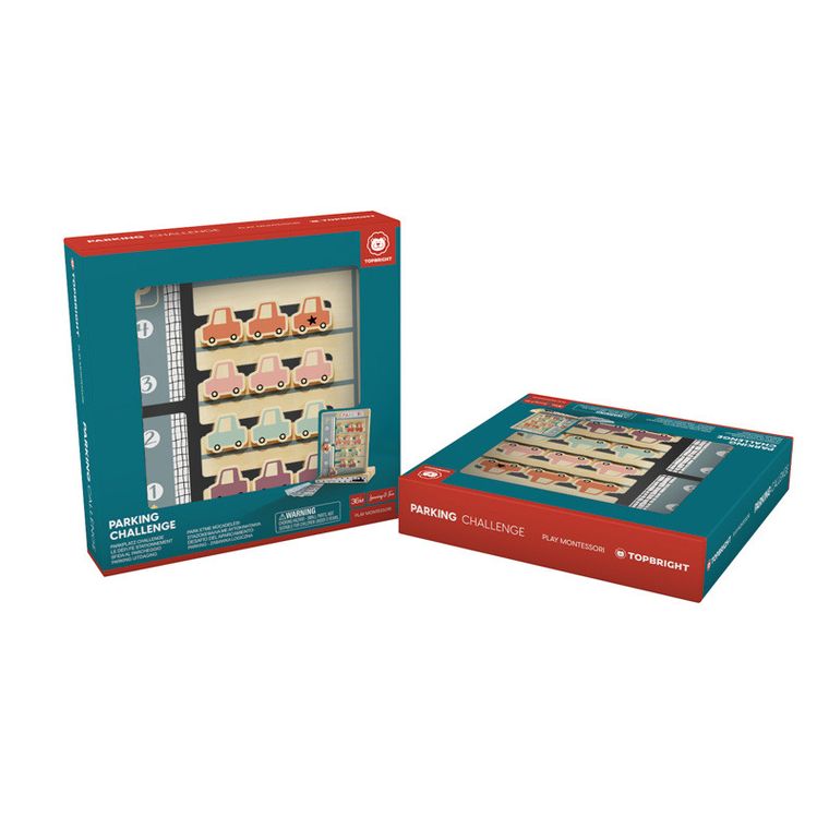 Topbright, Puzzle logic pentru copii Parcare, 36 luni