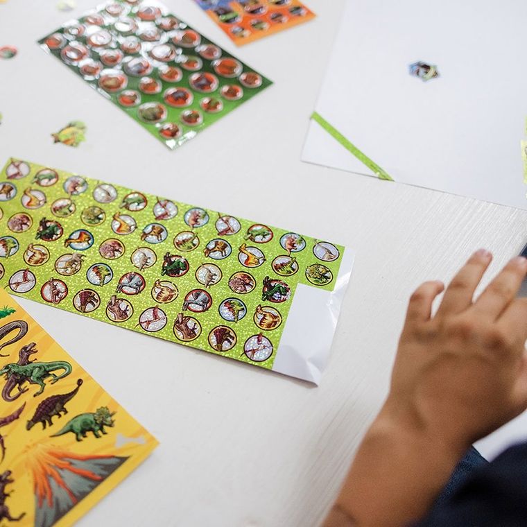 Totum, Dino, set mare de stickere, 300 elemente