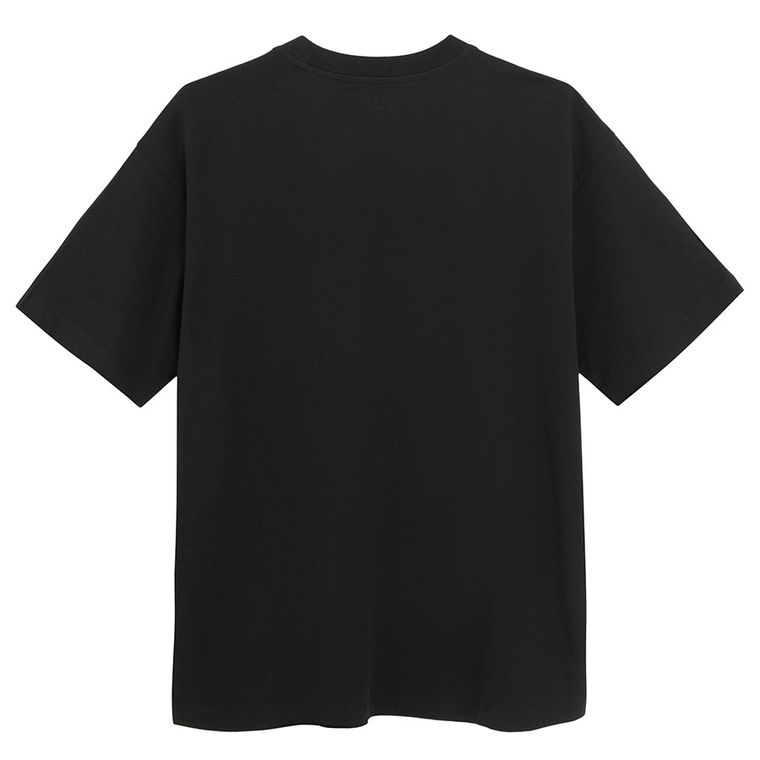 Tricou basic din bumbac cu croiala oversize NOWEAR