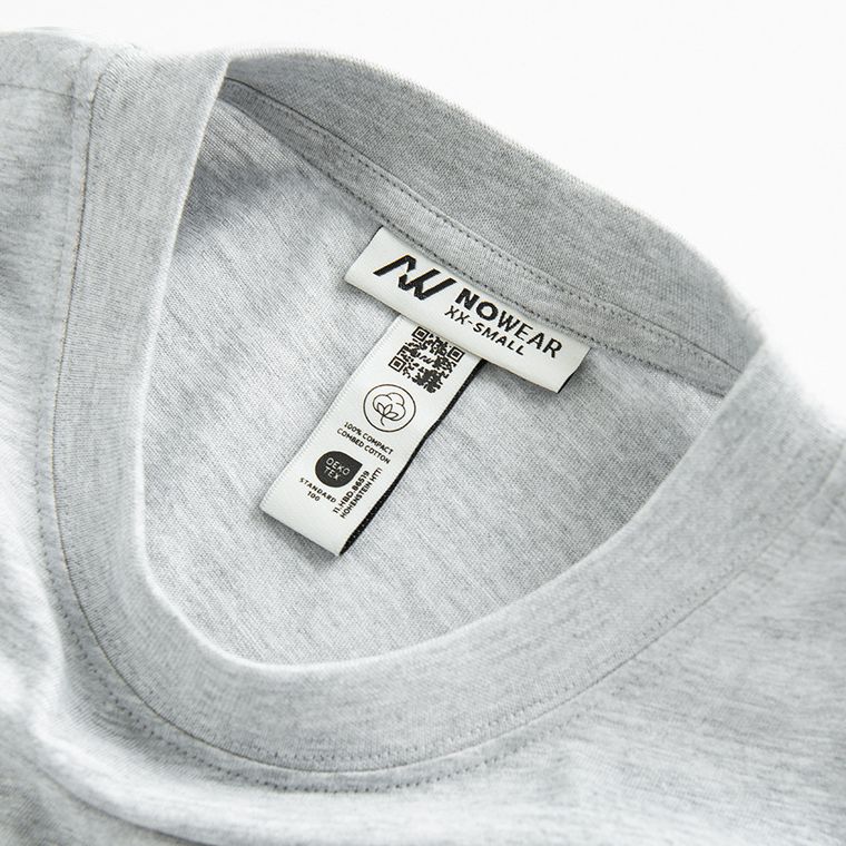 Tricou basic gri NOWEAR