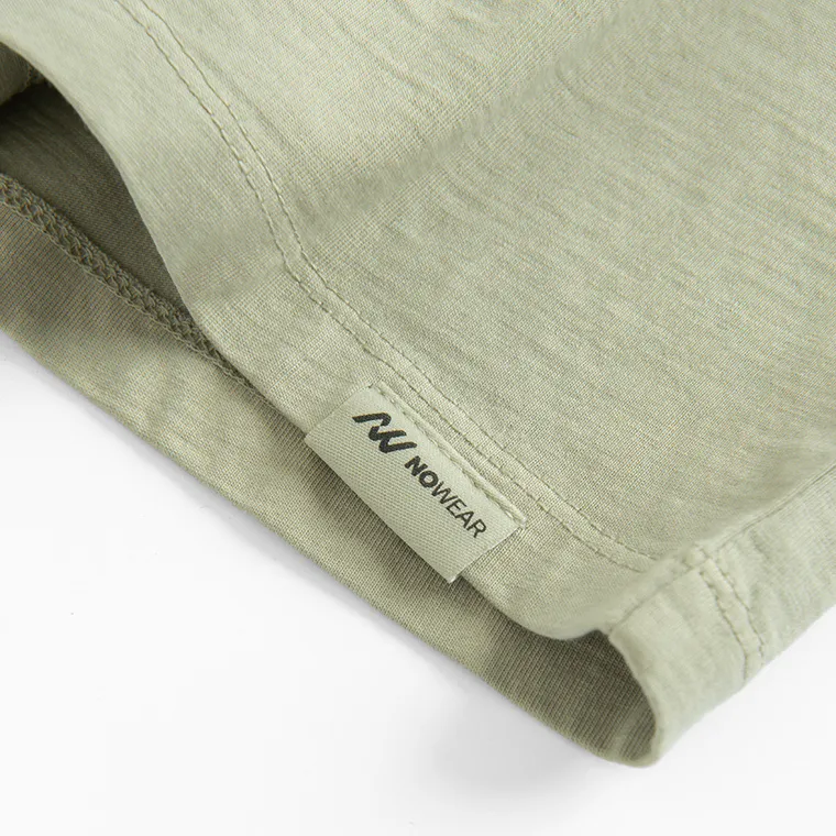 Tricou din bumbac cu croiala scurta boxy NOWEAR