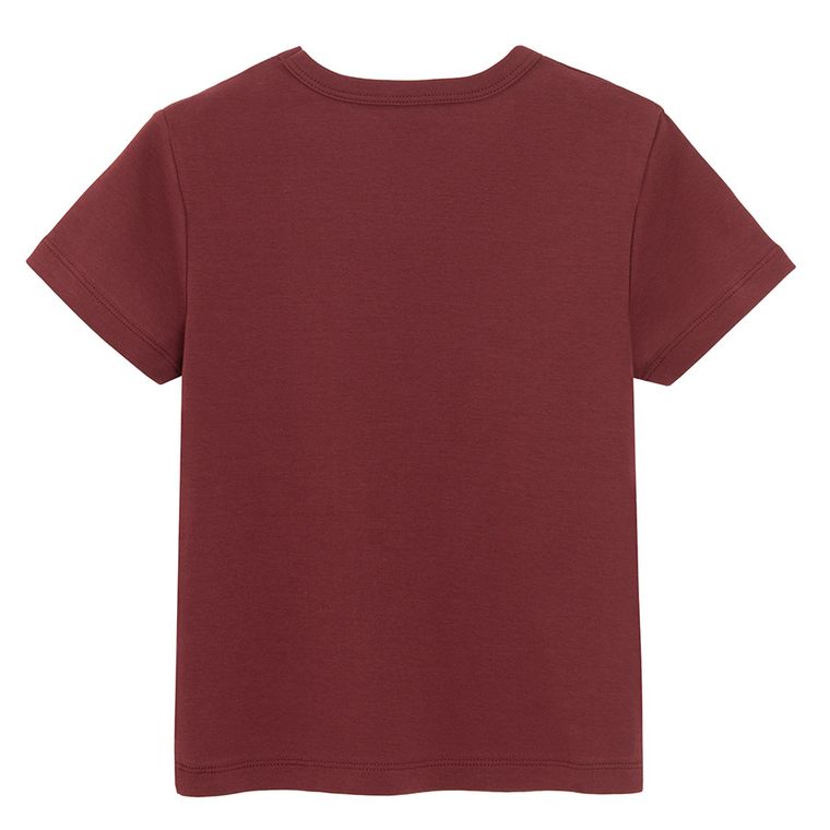 Tricou din bumbac cu croiala scurta NOWEAR