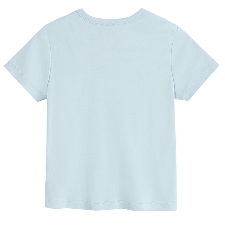 Tricou din bumbac cu croiala scurta NOWEAR
