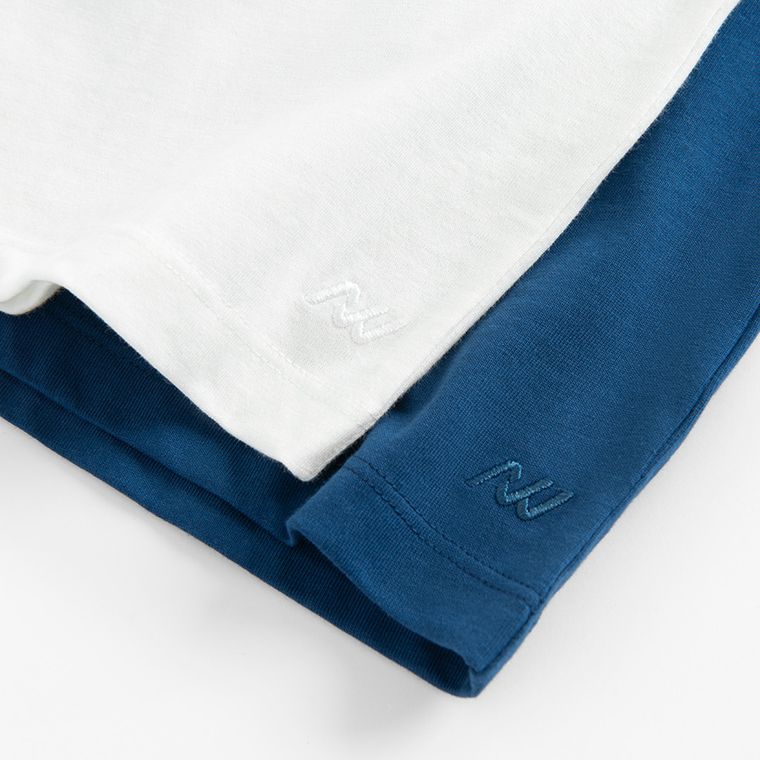 Tricou din bumbac pieptanat 2-pack NOWEAR