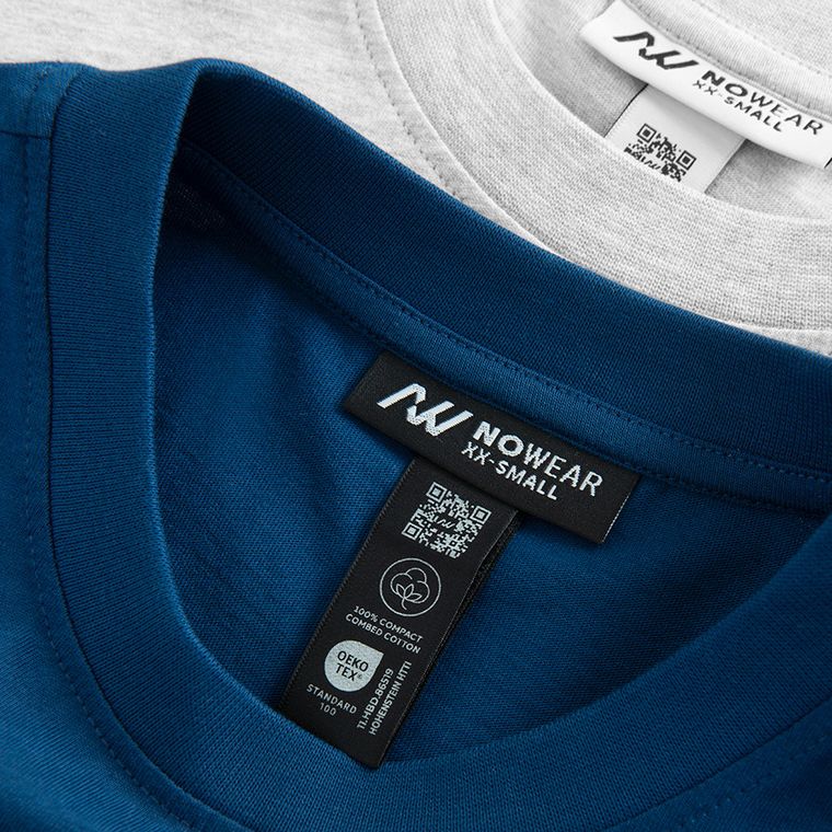 Tricou din bumbac pieptanat 2-pack NOWEAR