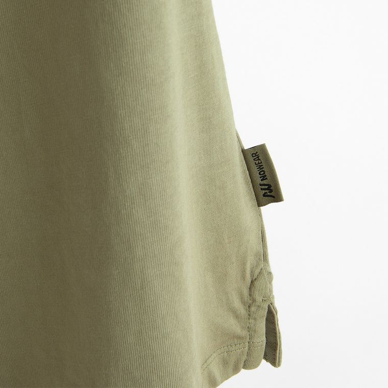 Tricou fara maneci kaki NOWEAR