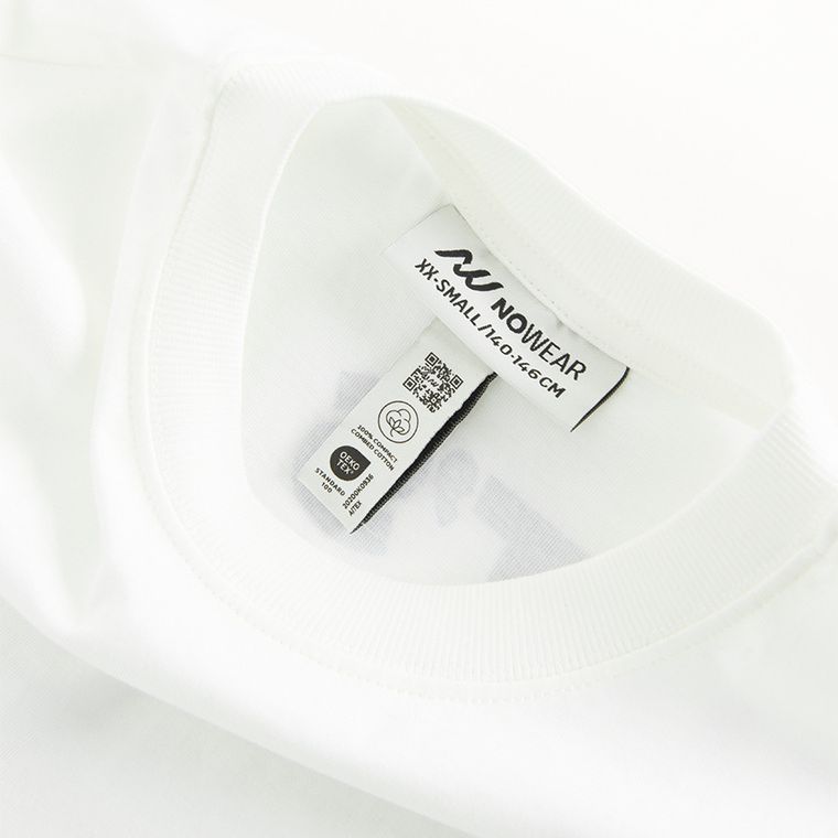 Tricou oversize cu imprimeu pe spate NOWEAR