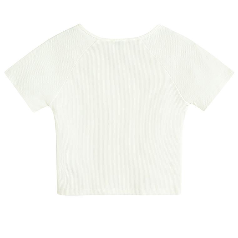 Tricou reiat cu adaos de modal NOWEAR