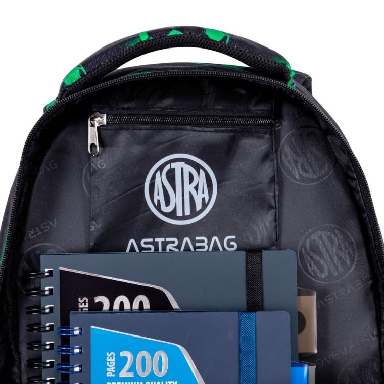 Astrabag, rucsac pentru scoala, cu 3 compartimente, Neo Football