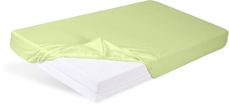 BabyMatex, cearceaf cu elastic din bumbac, 70-140 cm, verde