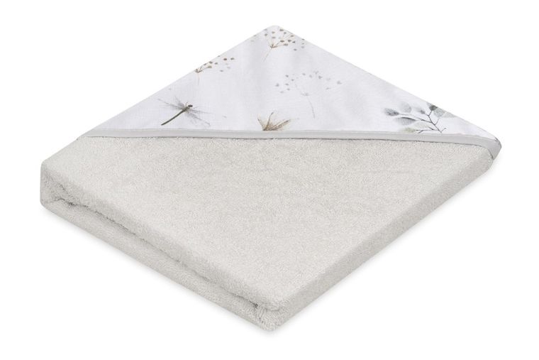 Babymatex, Maxi, halat de baie din bumbac froté pentru bebelusi, gri, 100-100 cm