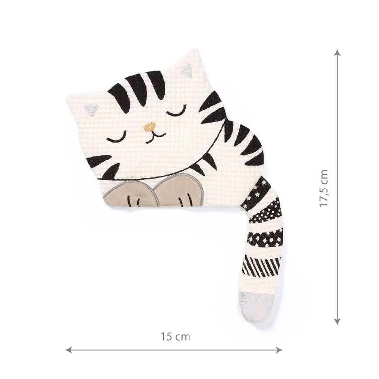BabyOno, Blink&Shine, jucarie fosnitoare, Kitty, 17-5-15 cm