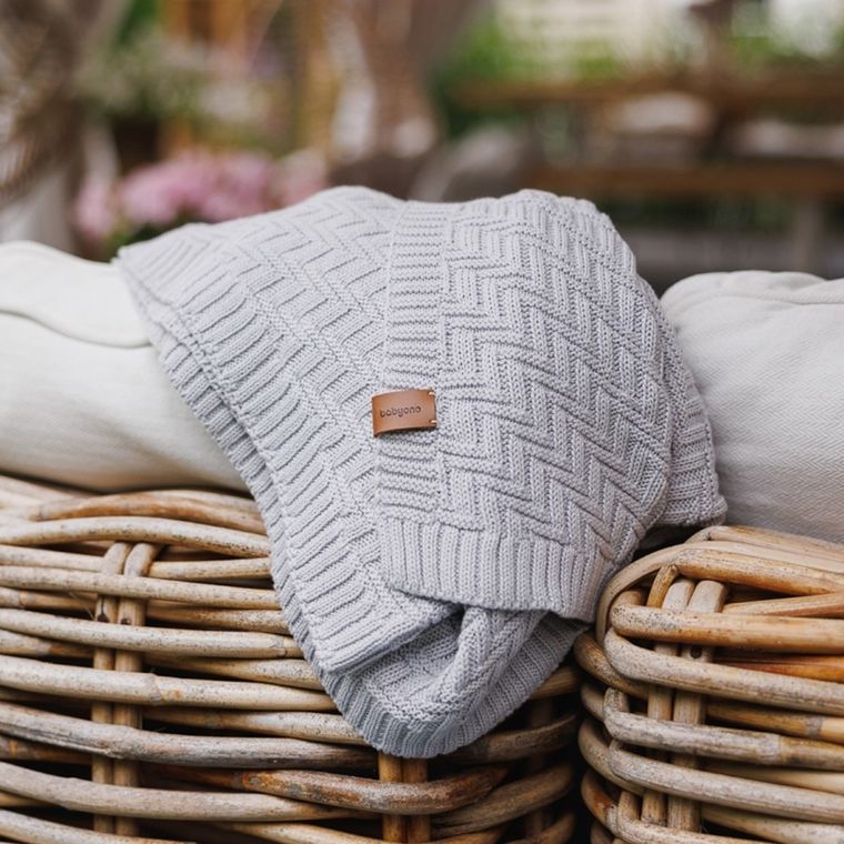 BabyOno, Paturica din bumbac organic, gri