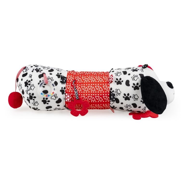 Balibazoo, Catelusul Pedro, jucarie de plus senzoriala cu forma cilindrica