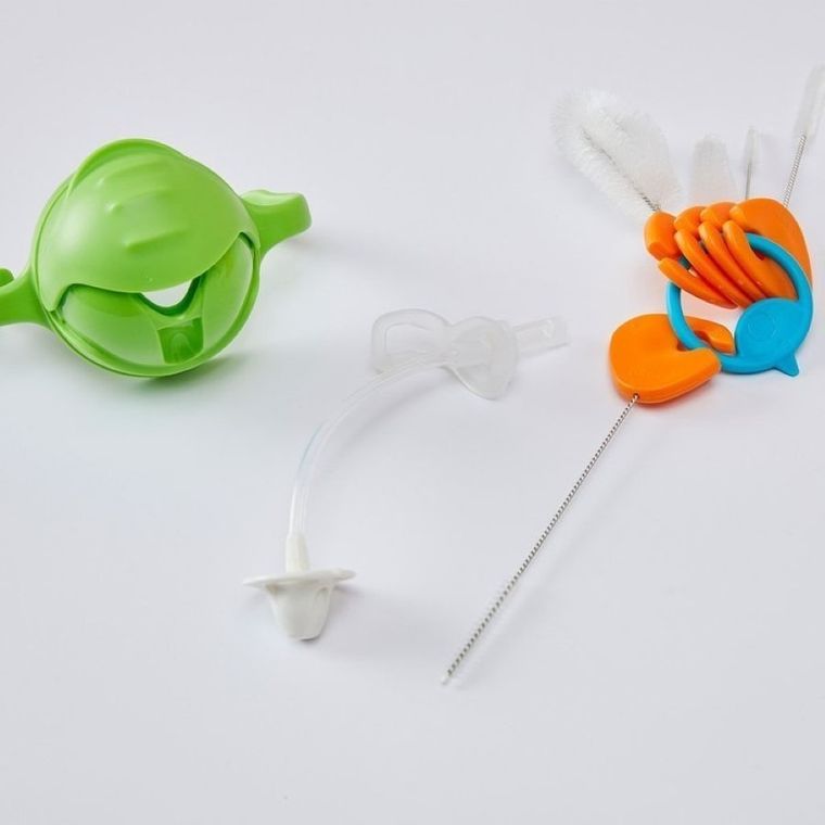 B.Box, set de 5 perii pentru curatarea sticlelor si paielor