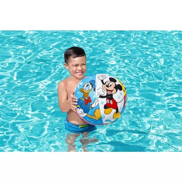 Bestway, Clubul prietenilor lui Mickey Mouse, minge de plaja, 51 cm