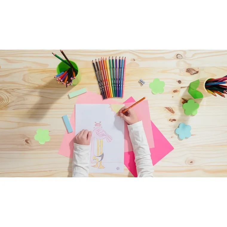 Bic, Kids, creioane colorate, 24 culori