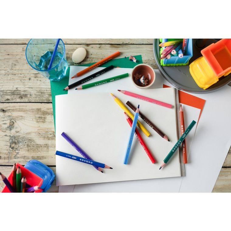 Bic, Kids, Evolution Triangle, creioane triangular, 12 culori
