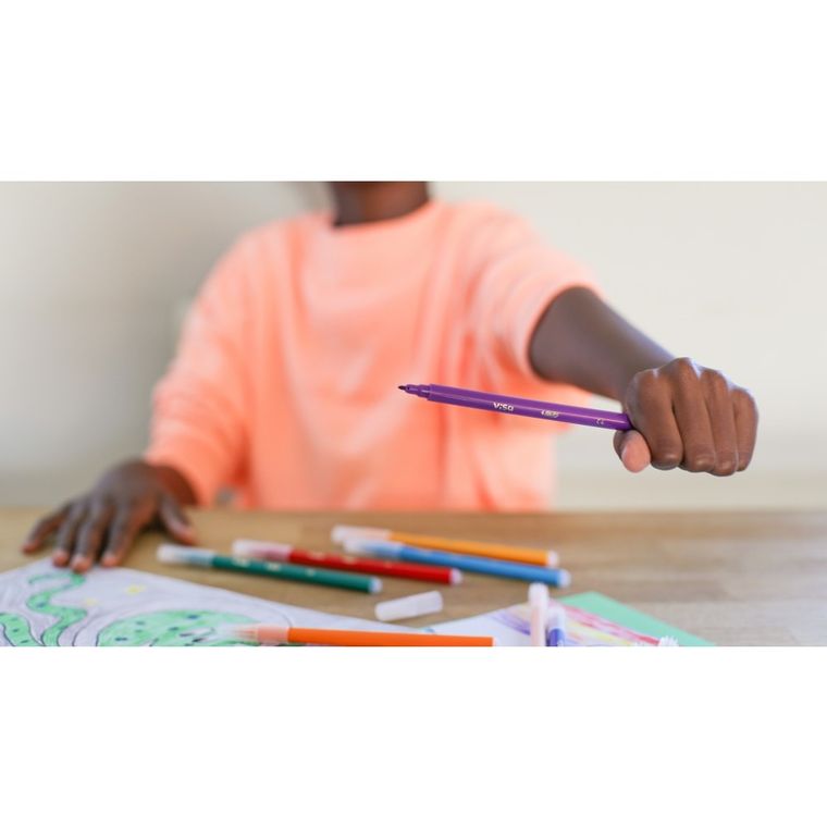 Bic, Kids, Visa, carioci, 18 culori