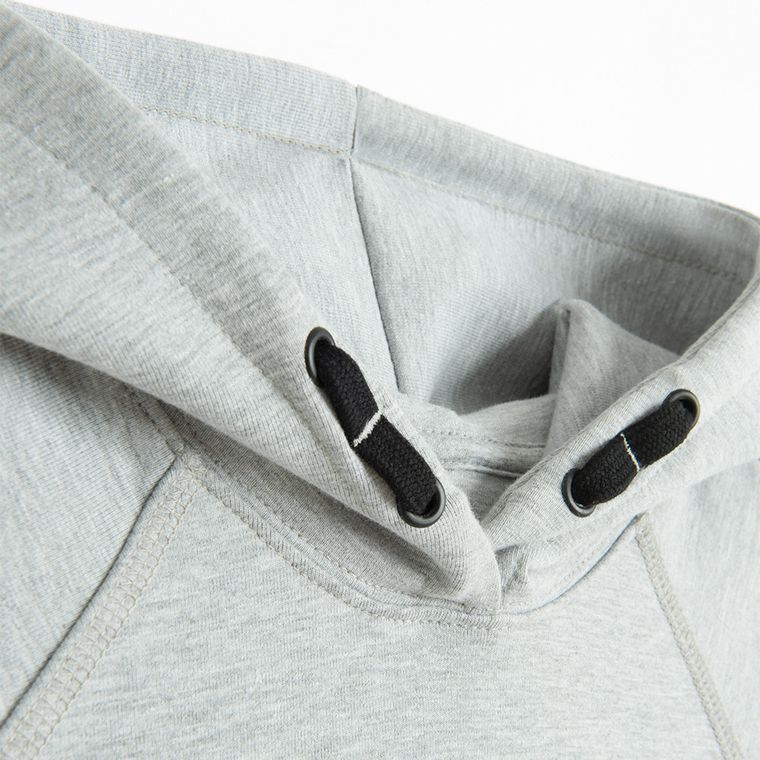 Bluza gri cu maneca scurta NOWEAR