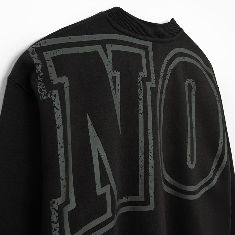 Bluza neagra oversize NOWEAR