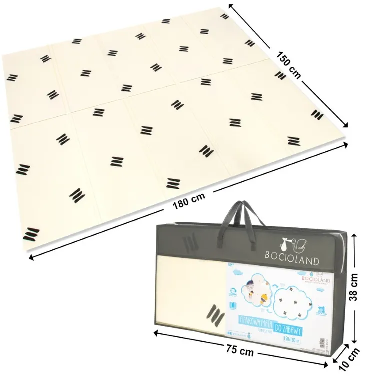 Bocioland, Baloane, covoras din spuma pliabil, 150-180 cm