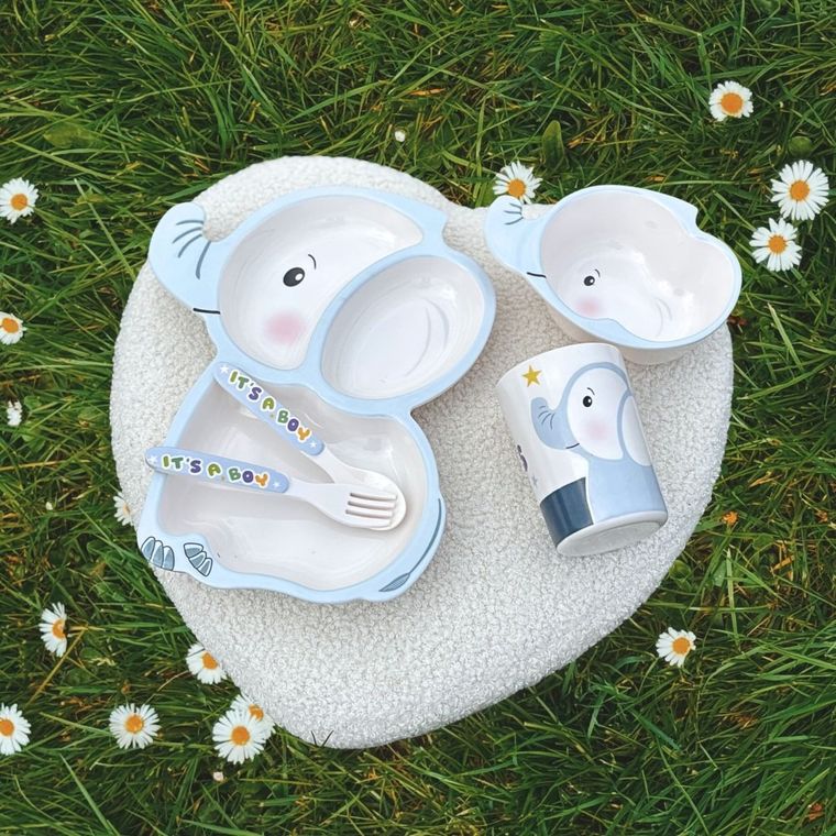 Bocioland, Elefant, set de vase, 5 elemente