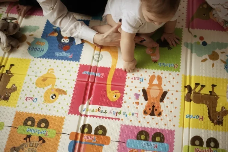 Bocioland, Happy Day, covoras pliabil din spuma, 150-200 cm