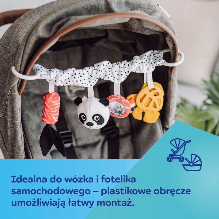 Canpol babies, BabiesBoo, jucarie senzoriala cu agatatoare pentru carucior