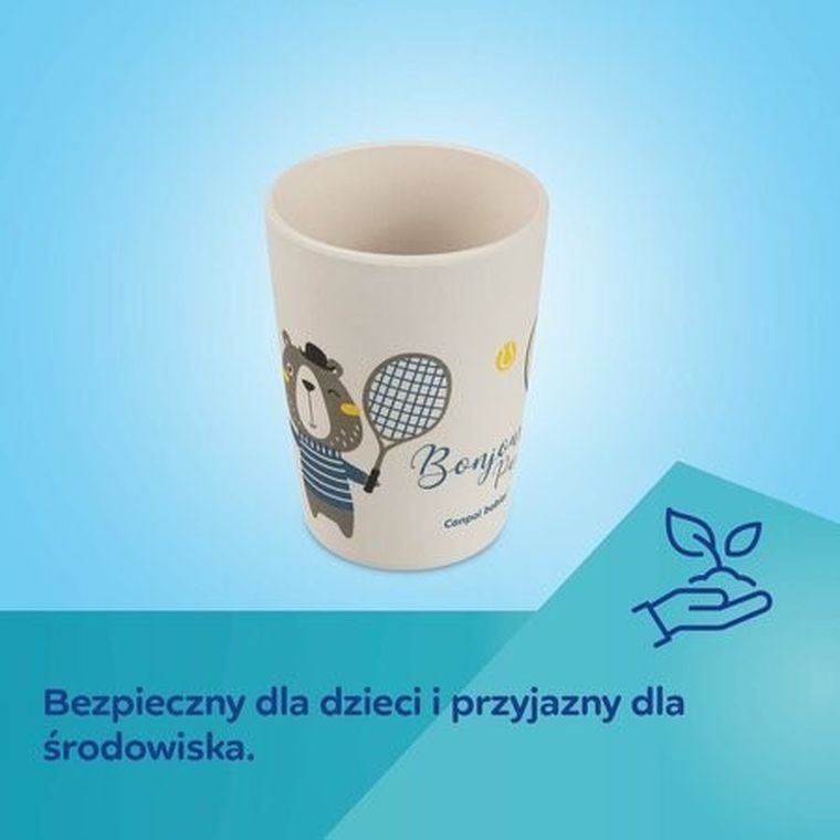 Canpol babies, Bonjour Paris, set de vase cu cana, bleumarin