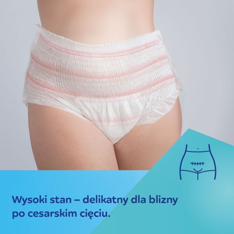 Canpol babies, chiloti postnatali respirabili cu absorbant, 2 in 1, marime S/M, 5 buc.