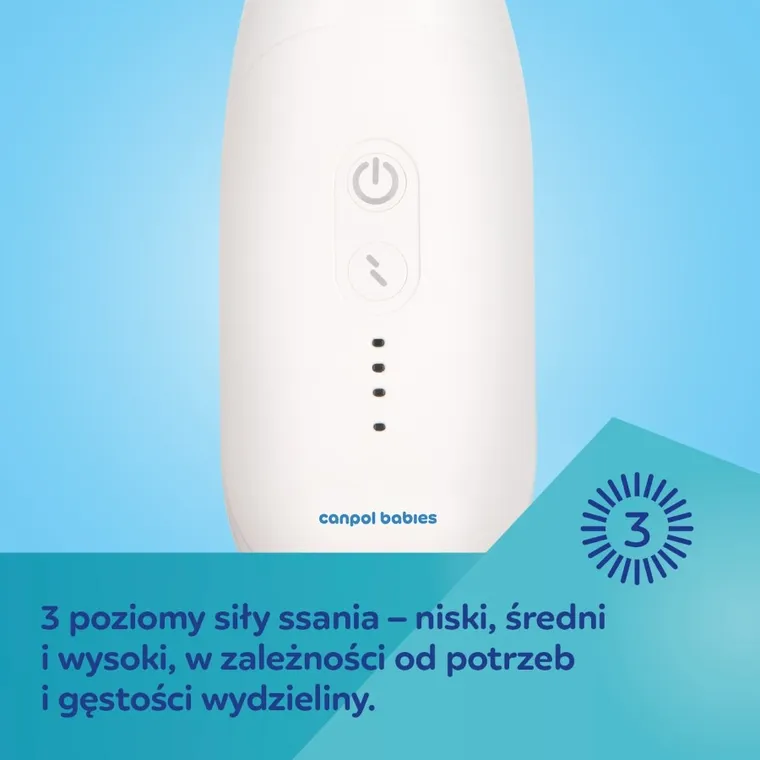 Canpol babies, Easy Natural, aspirator nazal electric