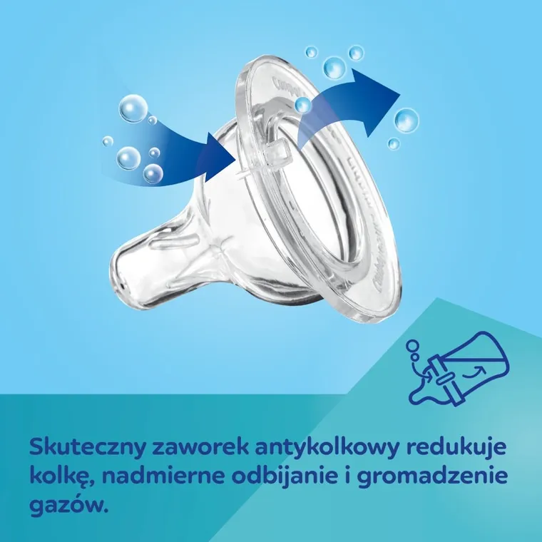 Canpol babies, EasyStart, Mountains, biberon cu tetina anticolici, bej, 120 ml