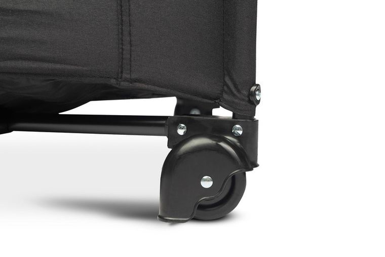 Caretero, Esti, patut de calatorie cu laterale rabatabile, negru