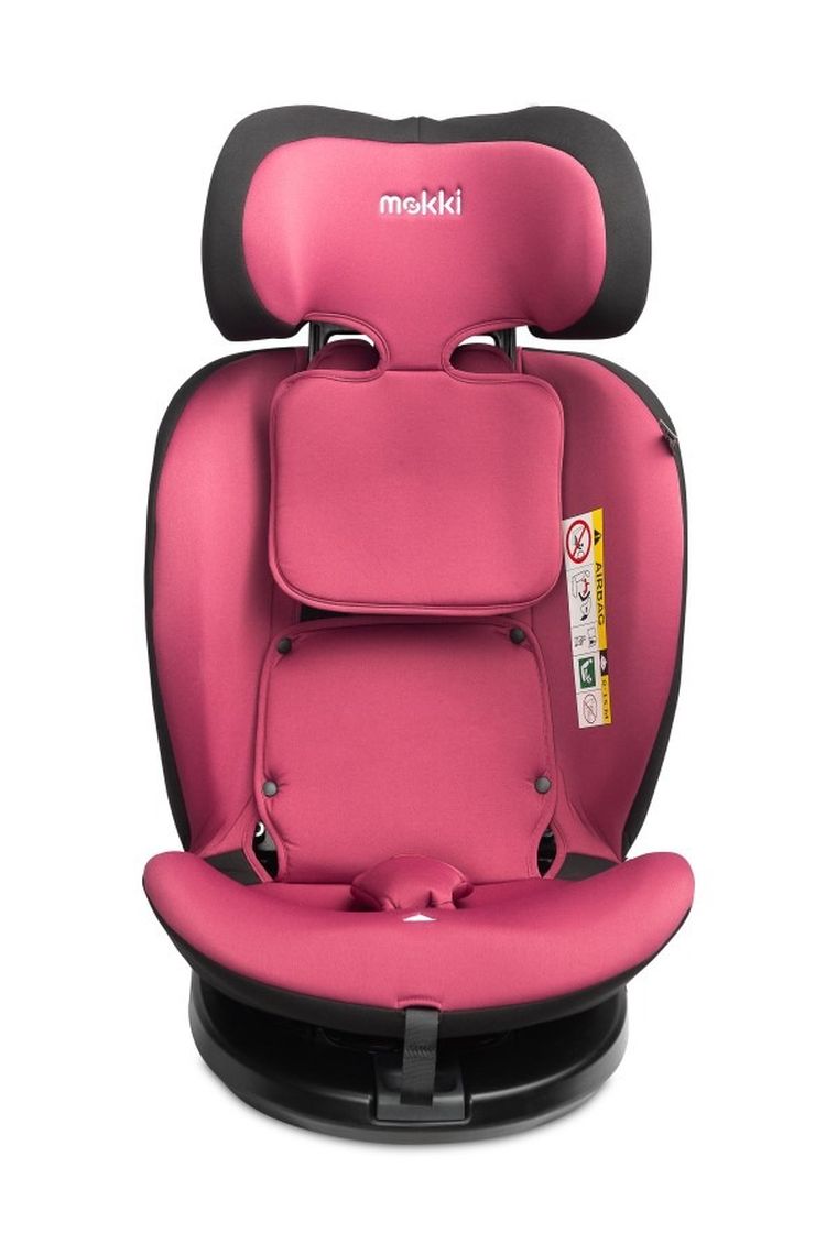 Caretero, Mokki i-Size, scaun auto, 40-150 cm, Dirty Pink