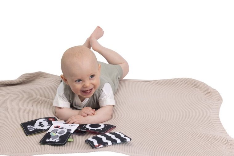 Chicco, Baby Sense & Focus, carduri senzoriale contrastante, alb-negru