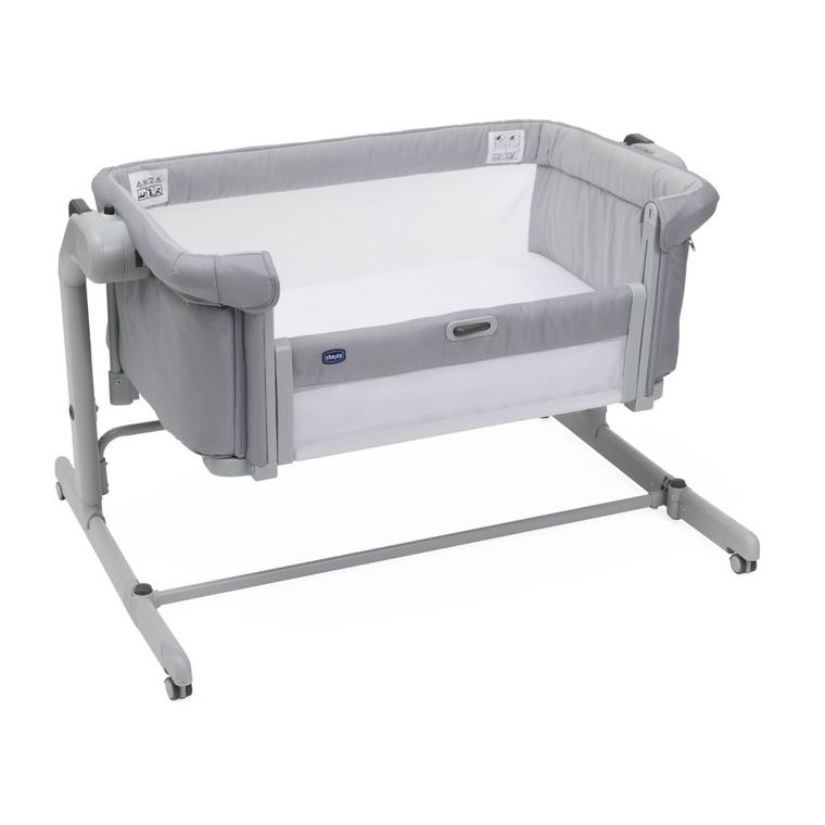 Chicco, Co-Sleeping Next2me, Magic Evo, patut atasabil, Grey Mist