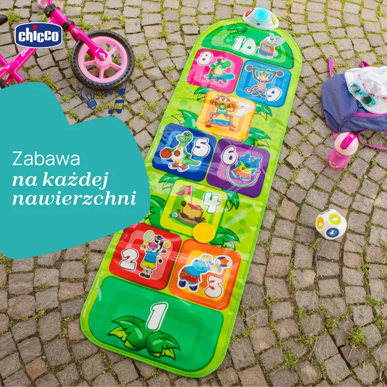 Chicco, Fit&Fun, Covor electronic pentru sotron, jucarie interactiva