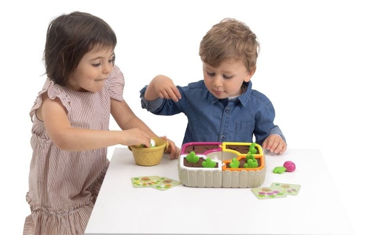 Chicco, Smart2Play, Gradina cu legume, joc educational, 21 elemente