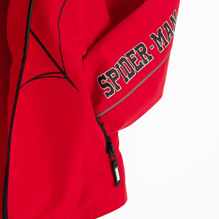 Cool Club, Geaca cu gluga pentru baieti, rosu, imprimeu Spider-Man