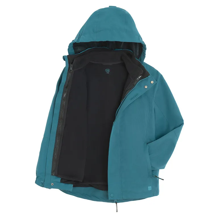 Cool Club, Geaca de ploaie cu gluga pentru baieti, 3in1, Bluza polar cu fermoar, mix