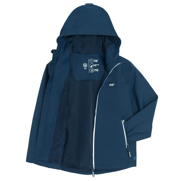 Cool Club, Geaca de ploaie cu gluga pentru baieti, bleumarin