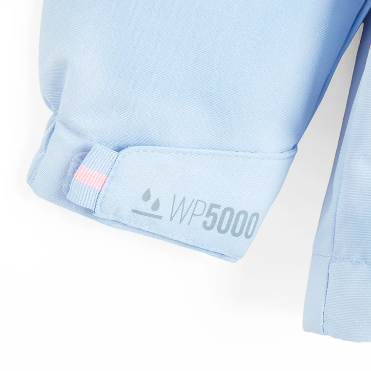 Cool Club, Geaca de ploaie cu gluga pentru fete, 3in1, Bluza polar cu fermoar, albastru