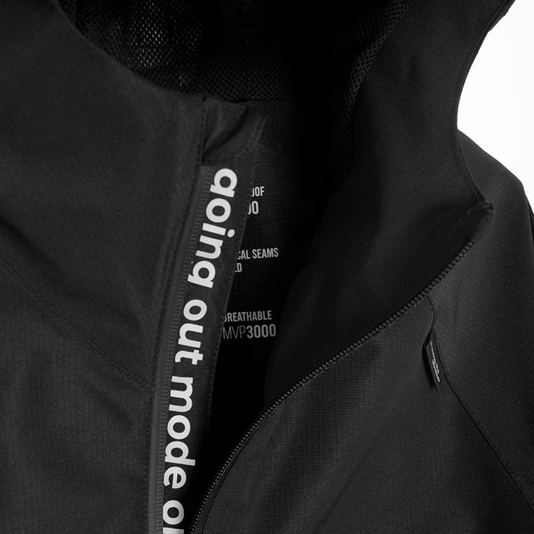 Cool Club, Geaca de ploaie cu gluga pentru fete, negru